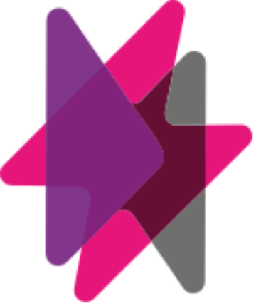 Hotel Digital Score Icon bestehend aus verschieden farbigen Blitzen