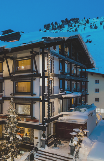 Außenaufnahme unseres Kunden Thurnhers Alpenhof an einem Wintertag